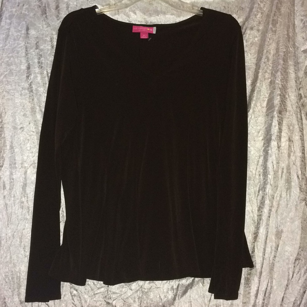 Maternity Tunic Chocolate by Liz Lange Medium LS